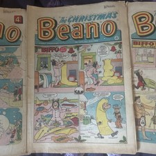 X3 Beano Comics 1968 Inc