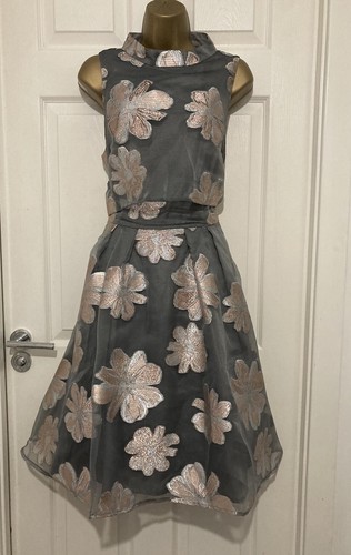 Coast silver greygold floral - coast,