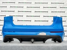 FORD FOCUS RS 2016-2019 REAR BUMPER IN BLUE 4 PDC GENUINE [F994]