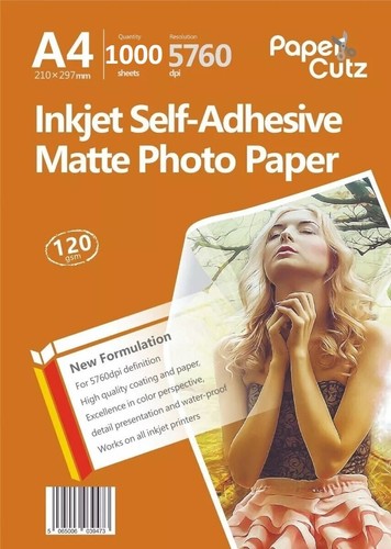 Matte self adhesive photo - a4,