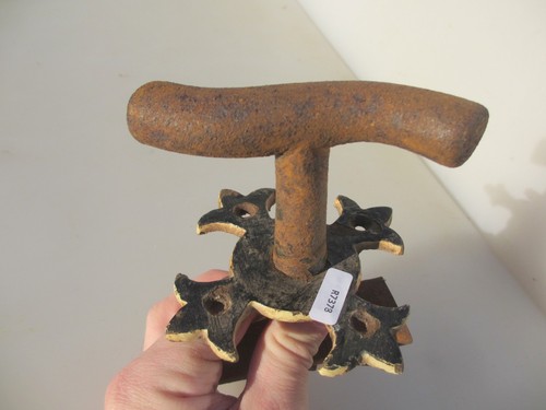 Victorian iron door handle - victorian,