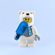 Lego Polar Bear Costume Kid Minifigure - Brand New