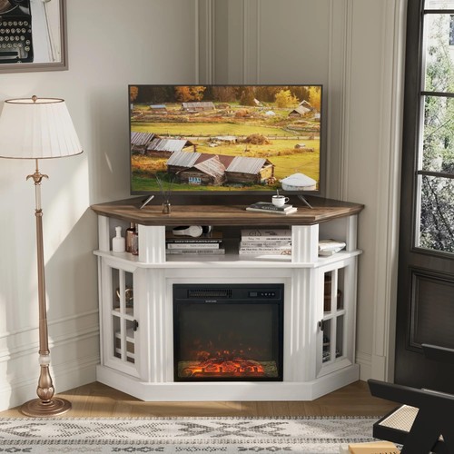 Inch corner fireplace tv - inch,