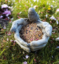 Bird Feeder Stone Effect Bath