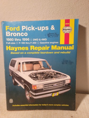 Haynes ford pick ups - pick-ups, bronco