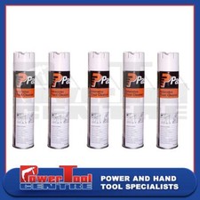 5 x Paslode Impulse Intensive Tool Cleaner Degreaser 300ml Cleaning Spray 115251