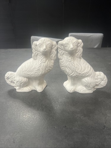 Vintage white staffordshire - vintage,