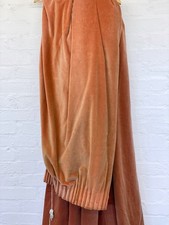 Vintage Cotton Velvet  Door Curtain / Dusky pink / Heavy / 66” W x 96” Drop