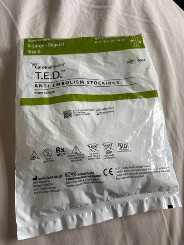 Anti embolism stockings knee - embolism,