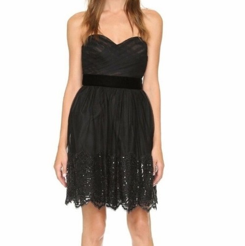 Marchesa notte tulle strapless - tulle,