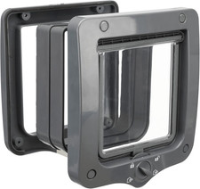 Waterproof and Quiet Cat Flap ‘4-Way Free-Range Door with Tunnel’ - Overall Dime