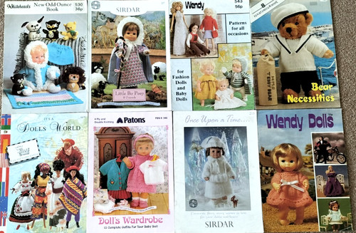 Vintage dolls clothes knitting - vintage,