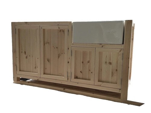 Belfast sink unit unpainted - sink,