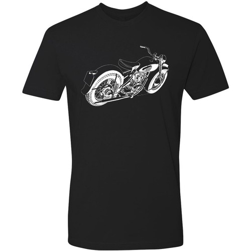 Motorcycle tee shirt white - motorcycle, t