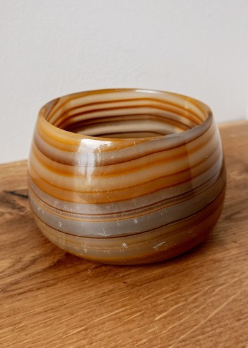 Heavy carved amber agate - heavy,