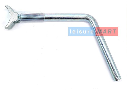 Extended jockey wheel - wheel, clamp