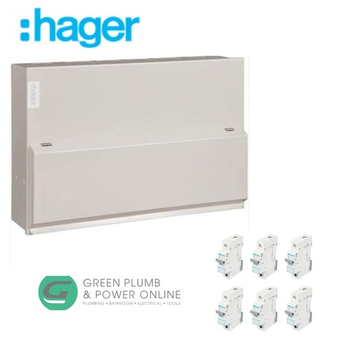 Hager split load fuse board - hager,