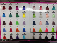 CRAZY COLOR HAIR DYE SHADE CHART BOOK 2023 VERSION A4 SIZE VERSION *NEW*
