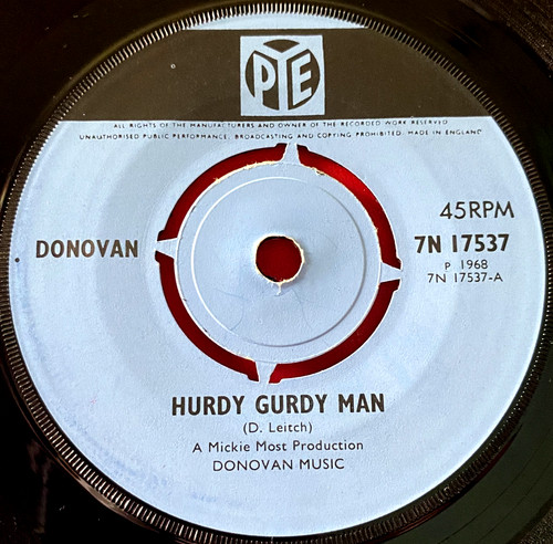 Donovan hurdy gurdy man - donovan,