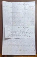 1853 William White, Hemel Hempstead Invoice Executors of Mrs. Jane Lafont Estate