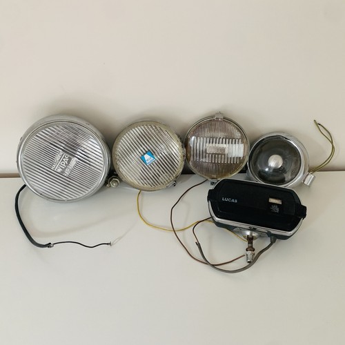 Vintage spot fog lights lamps - fog,