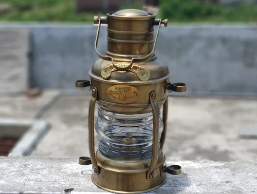Antique maritime ship - ship, lantern
