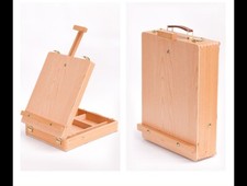 wooden drawing storage box