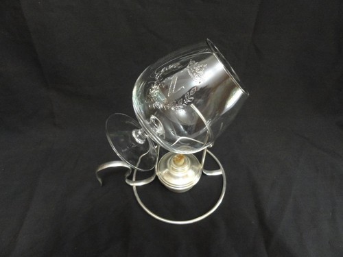 Silver plated brandy warmer - plated,