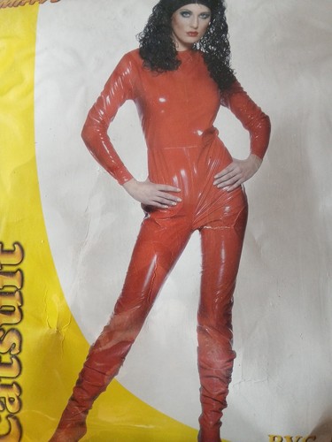 Red pvc ladies kinky - red,