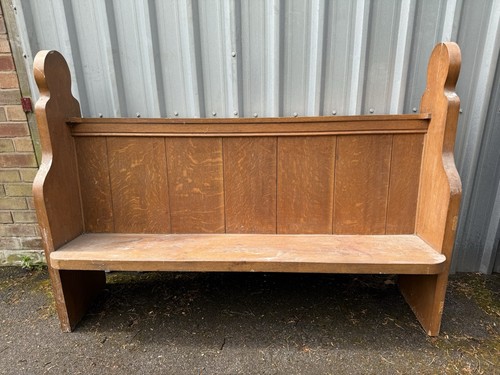 Antique oak church - antique,