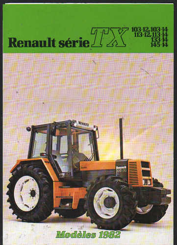 Renault 1982 serie tractors - 1982, tx