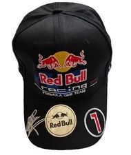 Official Red Bull Racing F1 Team Cap Max Verstappen #1 Driver Edition Black Ha