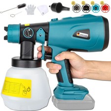 1000ML Cordless High Pressure Spray Gun Paint Sprayer For Makita 18V Battery NEW