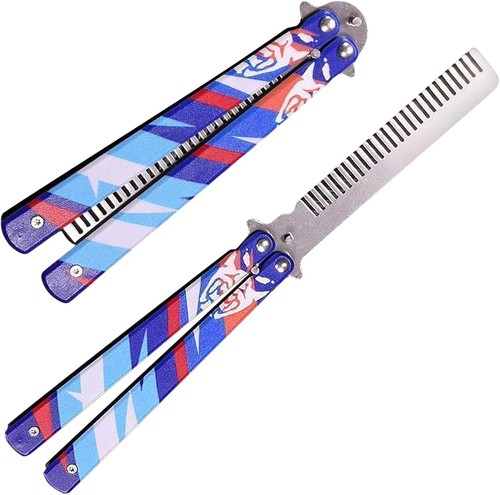 Stainless steel butterfly comb - stainless,