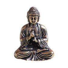  Buddha Statue Bronze Buddha Statue Chinese Buddhism Pure Copper Bronze5435