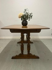 Ercol Grand Refectory Dining Table, 8ft Extending Dining Table