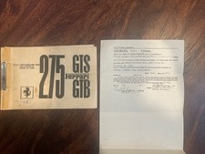 Vtg Ferrari 275 GTB/ GTS manual - FAF Motorcars & Bill Of Sale