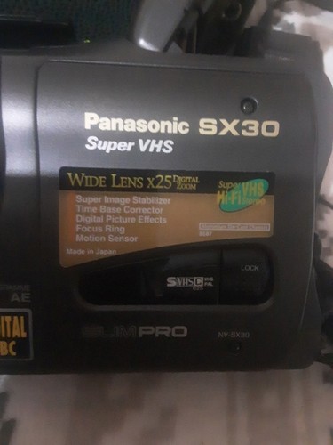 Panasonic sx30b super vhs - panasonic,