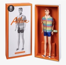 60th ANNIVERSARY ALLAN VINTAGE REPRODUCTION DOLL BARBIE SIGNATURE IN SHIPPER BOX