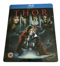 THOR 2011 BLU-RAY STEELBOOK  UK RELEASE MOVIE Sealed NEW ZAVVI