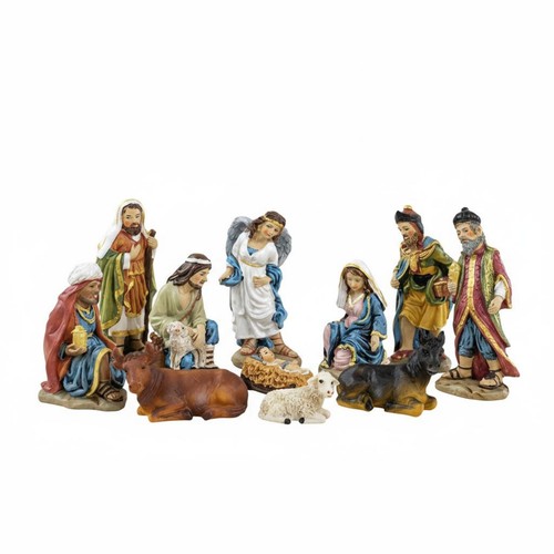 Pieces resin nativity - resin,