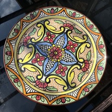 Decorative Spanish 14 “ bowl