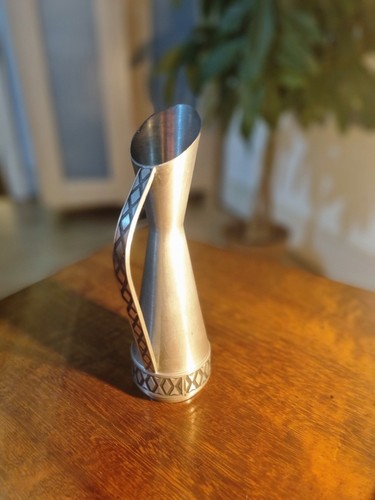 Vintage norwegian pewter jug - pewter,