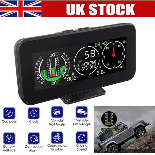 Car gps digital inclinometer - digital,