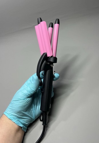 Mini three barrel hair crimper - three,