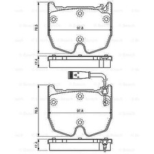 BOSCH 0 986 494 364 BRAKE PAD