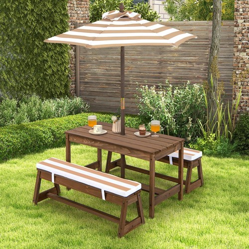 Wooden kids picnic - wooden, table