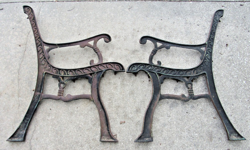 Pair vintage park - park, bench