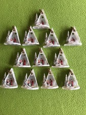 12 Vintage Nativity Scene replacement Christmas tree Fairy lights Retro