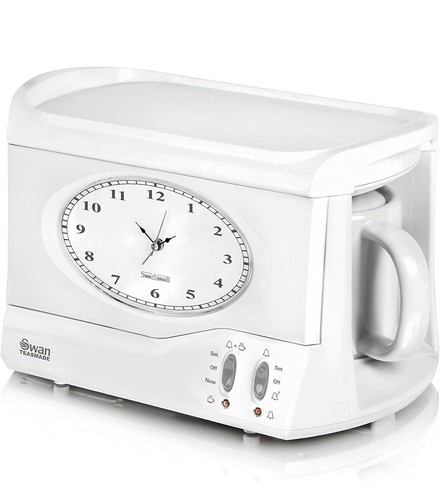 Swan teasmade alarm clock - alarm,